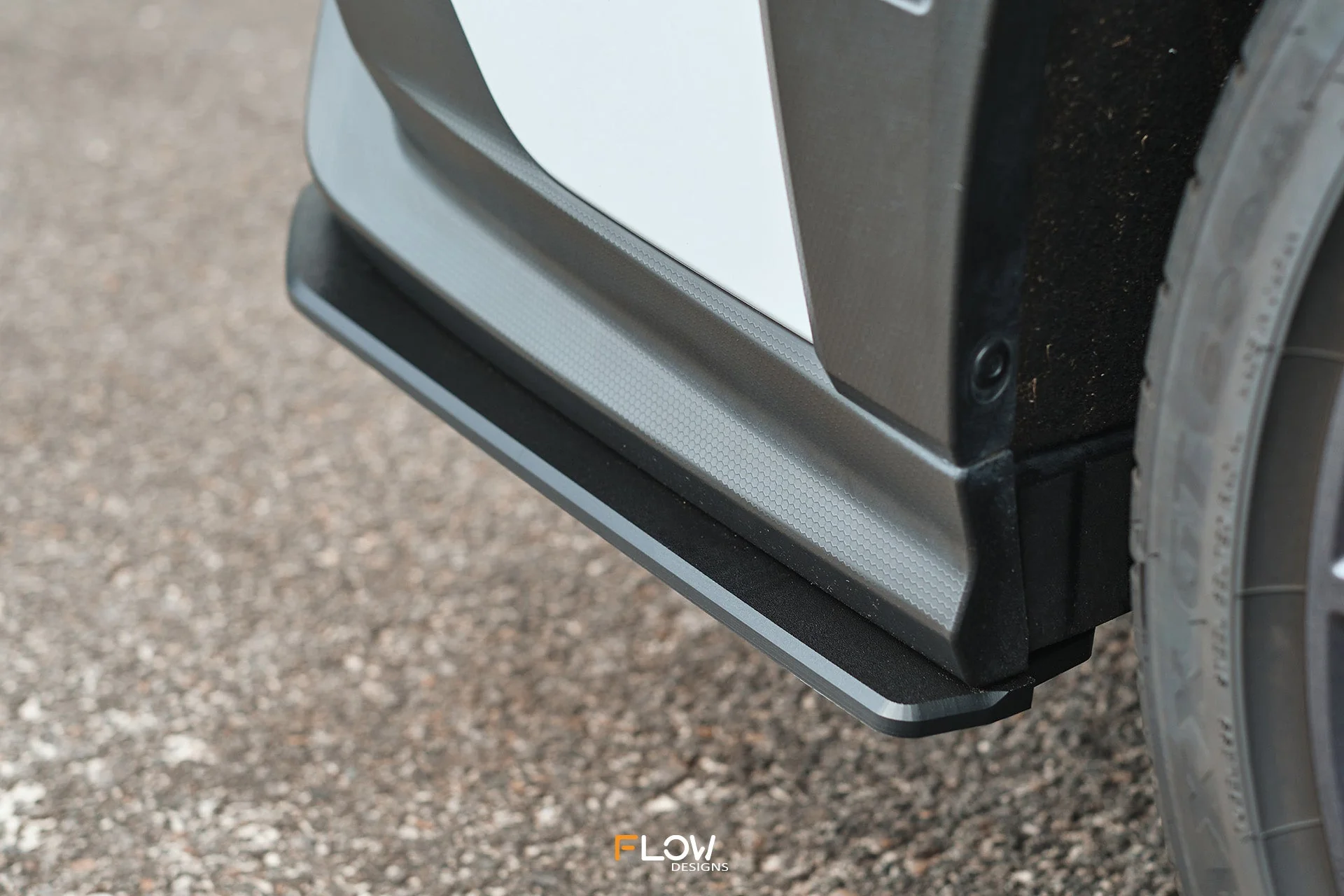Flow Designs Rear Spats for 2022+ WRX VB - Textured [Pair] - Image 2