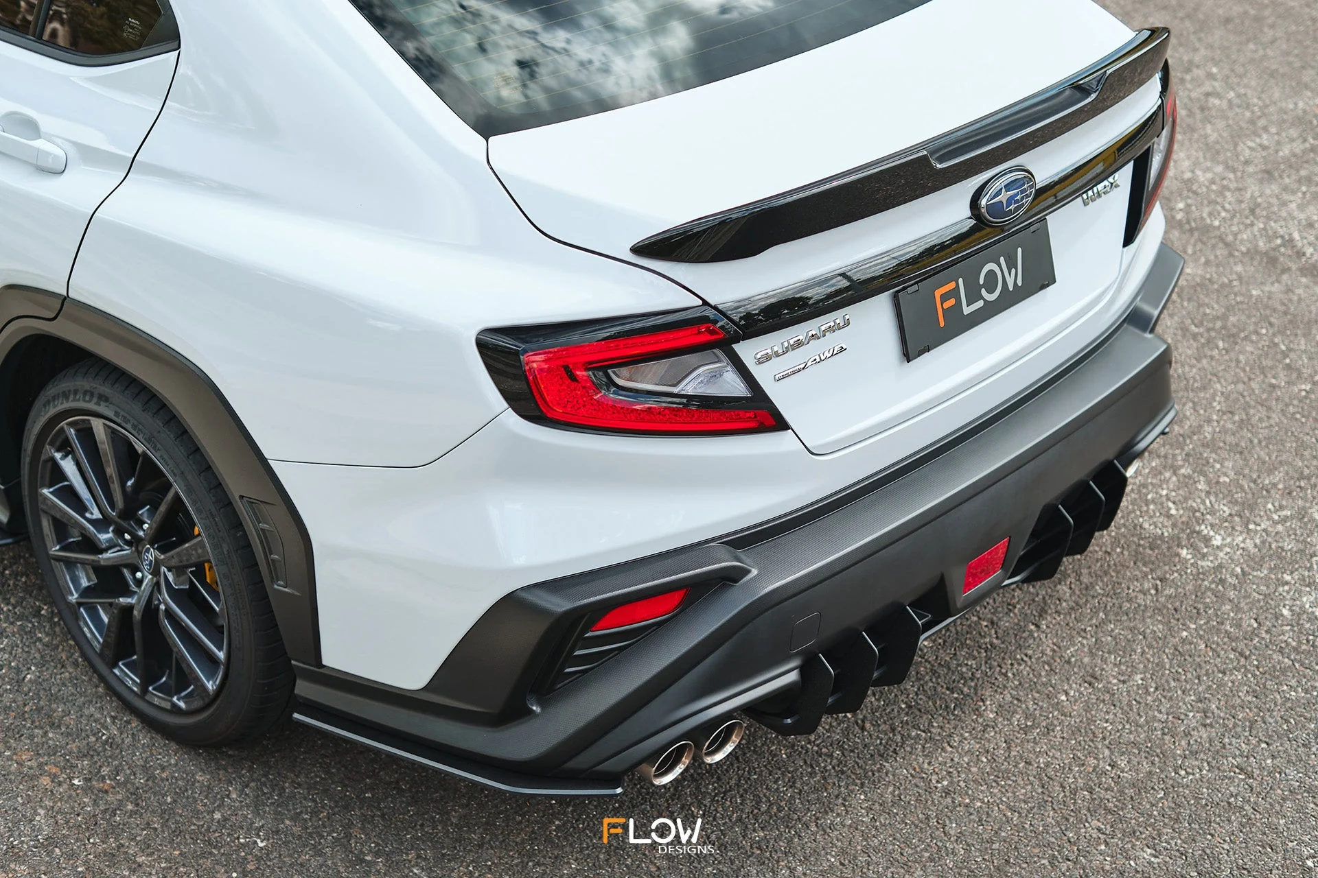 Flow Designs Rear Spats for 2022+ WRX VB - Textured [Pair] - Image 8