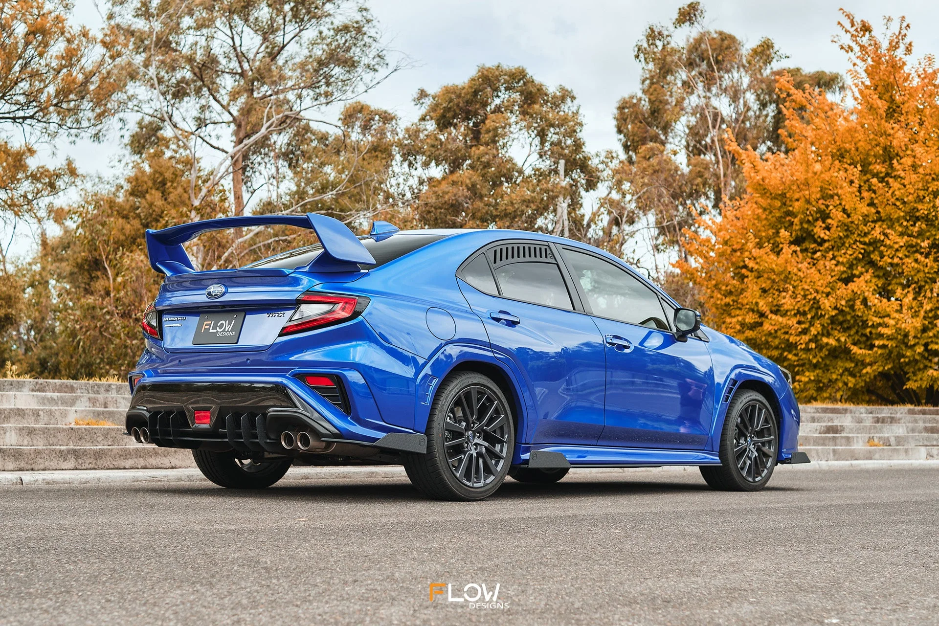 Flow Designs Side Skirt Splitters for 2022+ WRX VB - Gloss [Pair] - Image 12