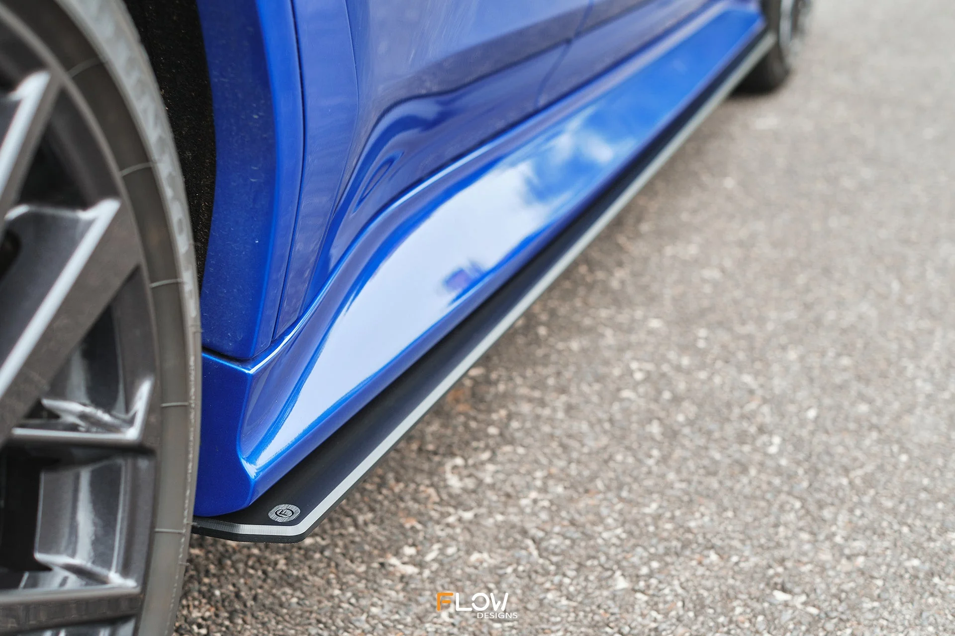 Flow Designs Side Skirt Splitters for 2022+ WRX VB - Gloss [Pair] - Image 4