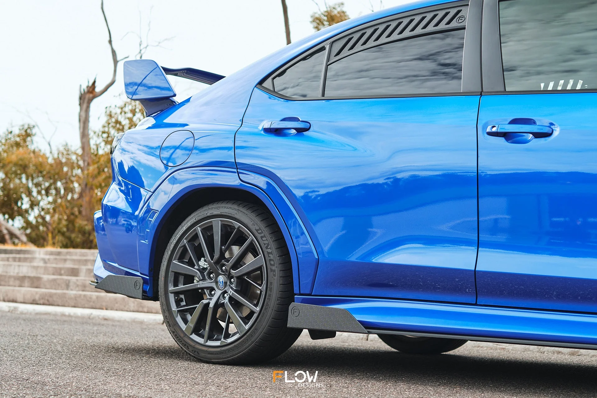 Flow Designs Side Skirt Splitters for 2022+ WRX VB - Gloss [Pair] - Image 8