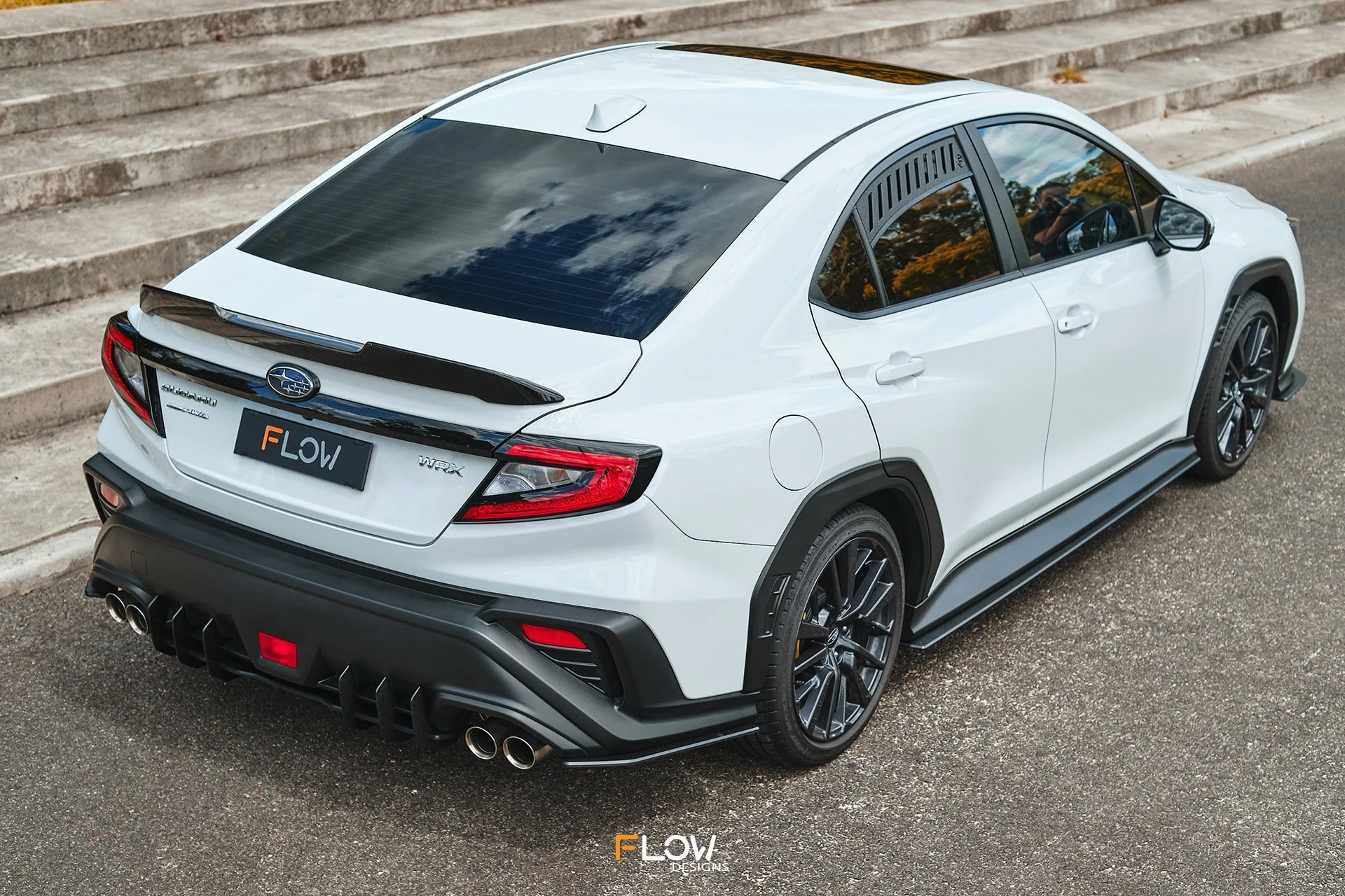 Flow Designs Side Skirt Splitters for 2022+ WRX VB - Textured [Pair] - Image 10