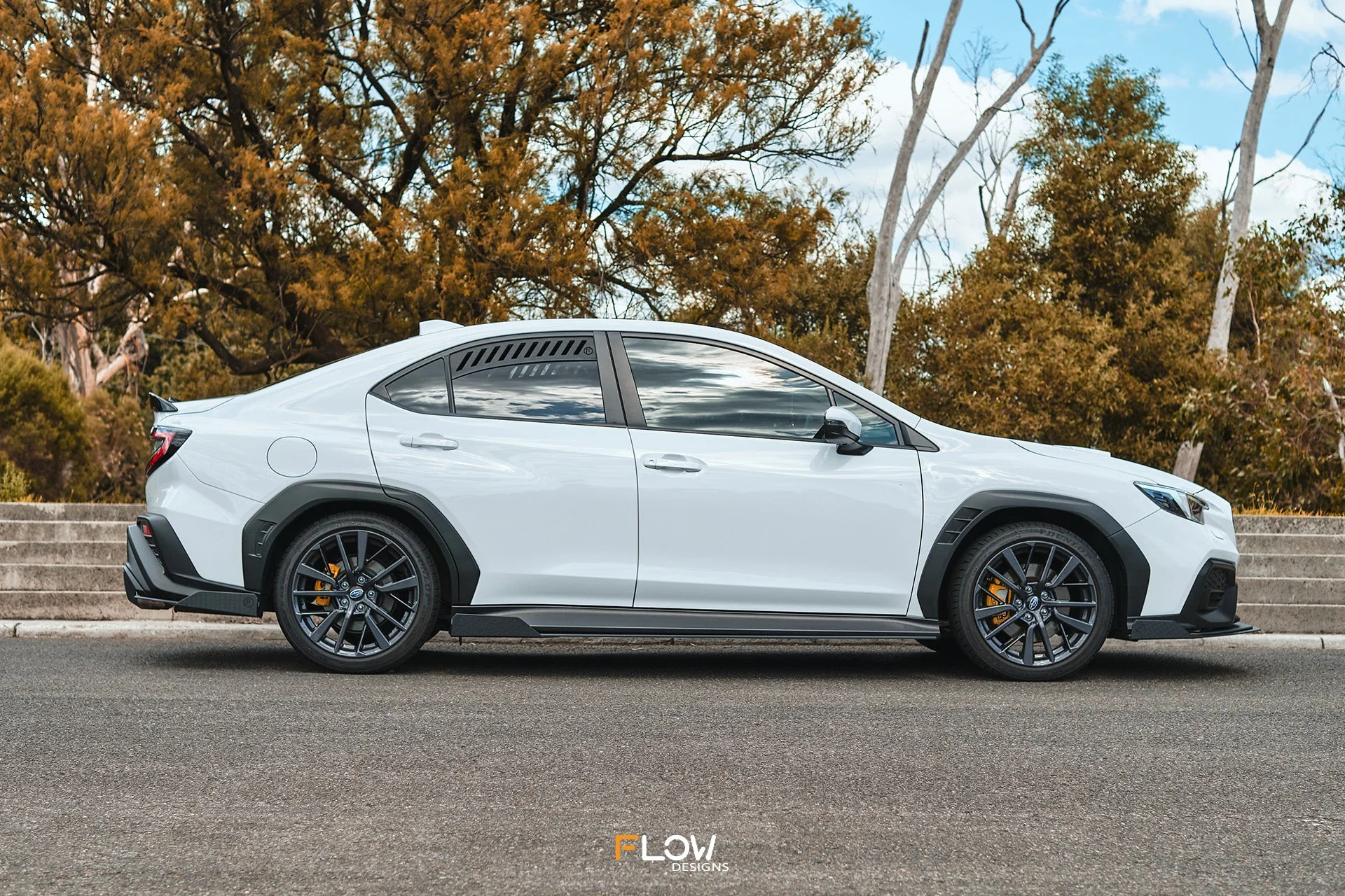 Flow Designs Side Skirt Splitters for 2022+ WRX VB - Textured [Pair] - Image 12