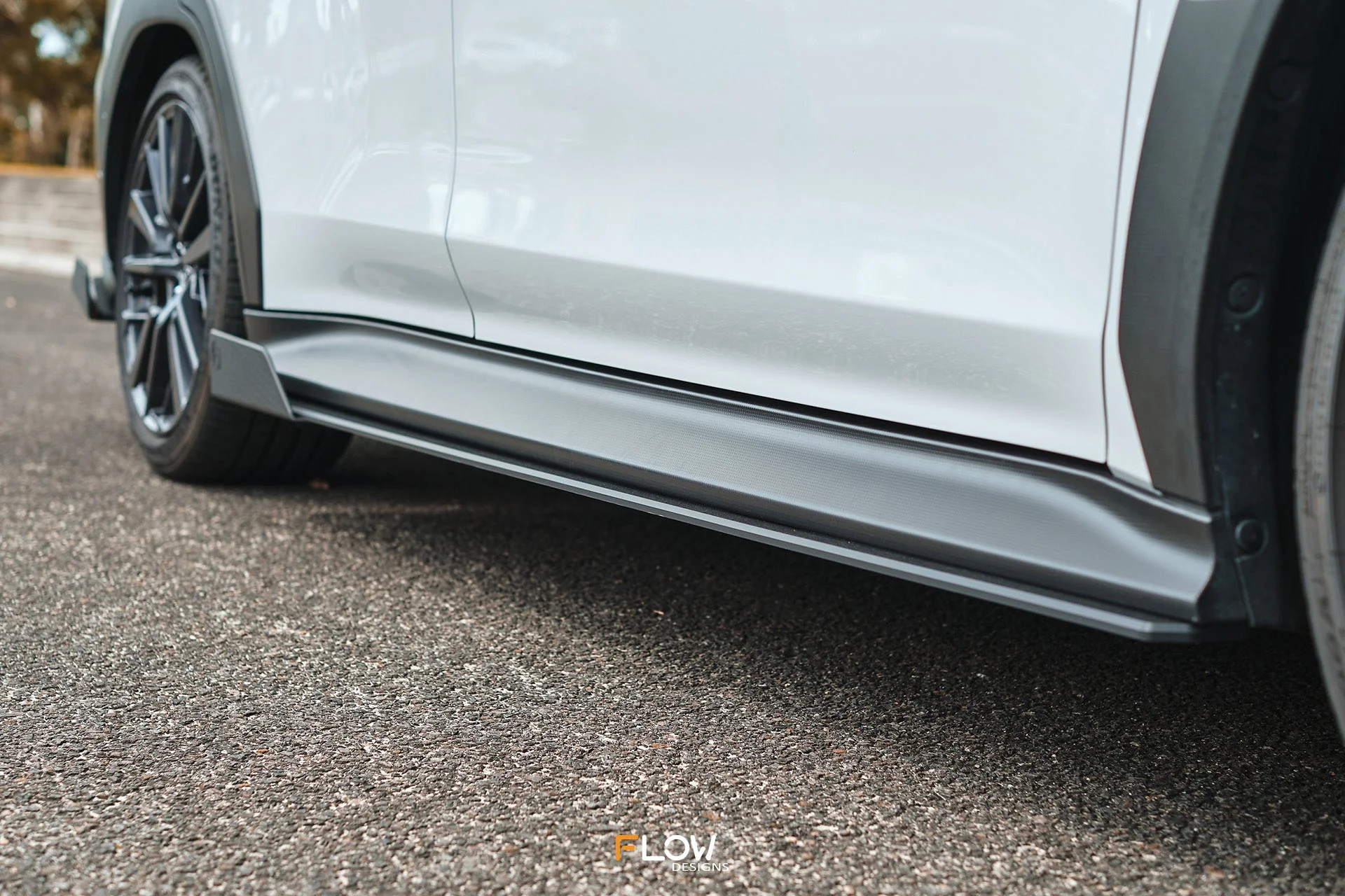 Flow Designs Side Skirt Splitters for 2022+ WRX VB - Textured [Pair] - Image 6
