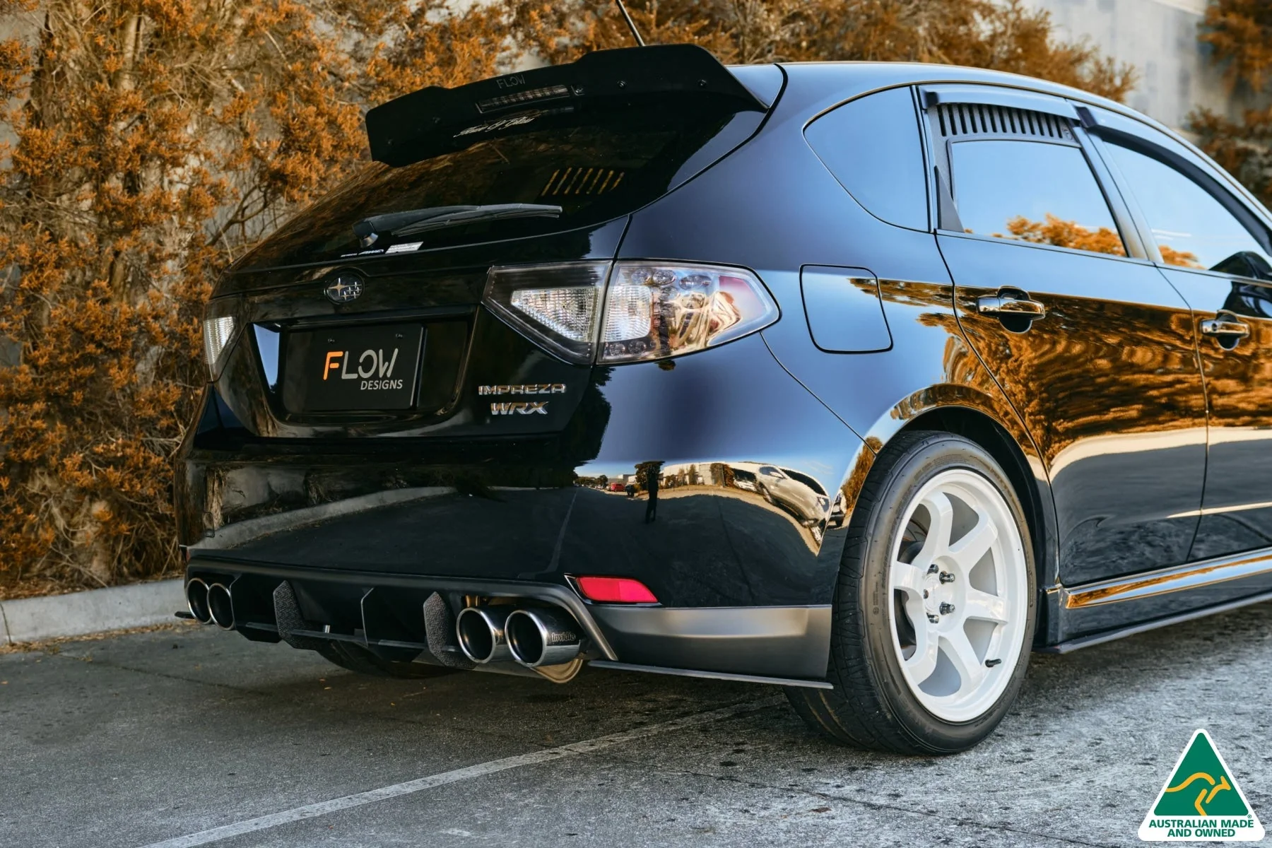 Flow Designs Flow-Lock Rear Diffuser for Subaru Impreza WRX/RS G3 Hatch PFL - Image 10