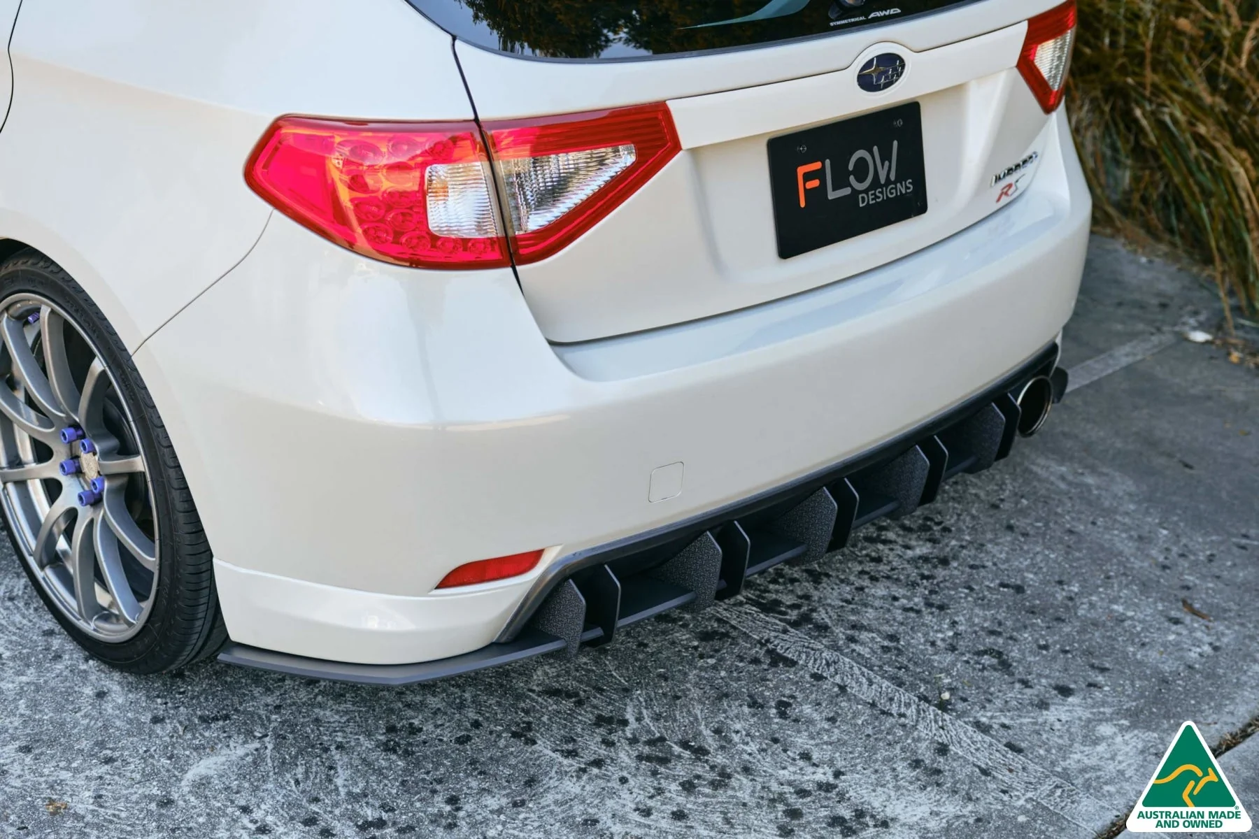Flow Designs Flow-Lock Rear Diffuser for Subaru Impreza WRX/RS G3 Hatch PFL - Image 12