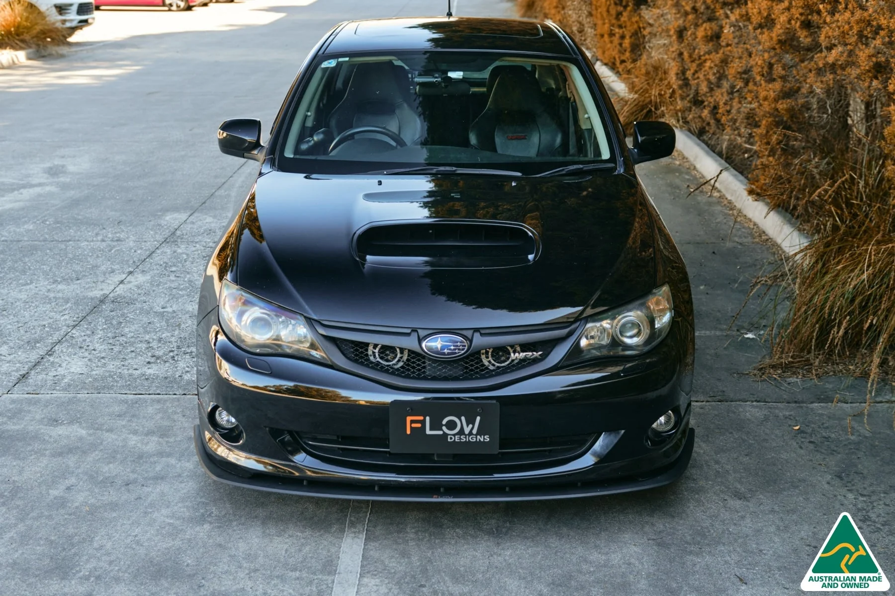 Flow Designs Front Lip Splitter & Mounting Brace for Subaru Impreza WRX/RS G3 Hatch PFL - Image 4