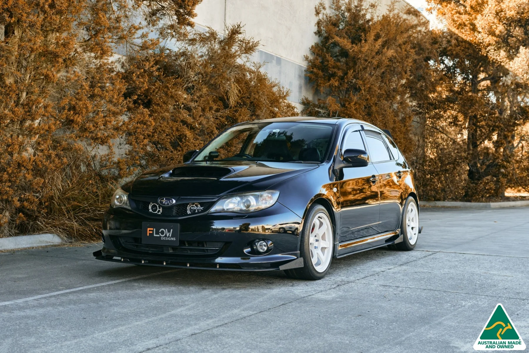 Flow Designs Front Lip Splitter Winglets for Subaru Impreza WRX/RS G3 Hatch PFL [Pair] - Image 6