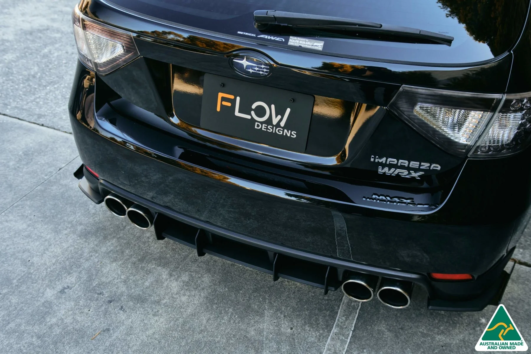 Flow Designs Rear Spats for Subaru Impreza WRX/RS G3 Hatch PFL [Pair] - Image 4