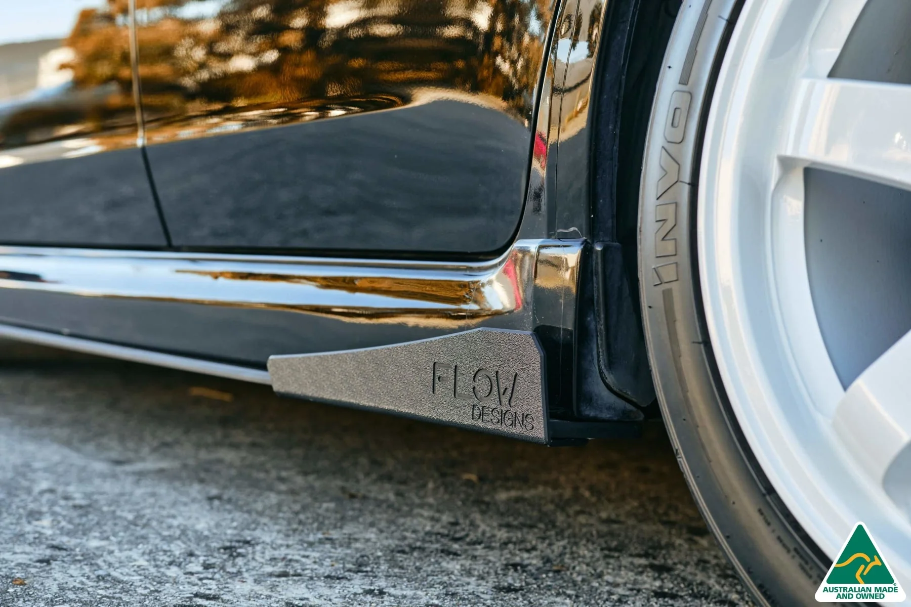 Flow Designs Side Skirt Splitter Winglets for Subaru Impreza WRX/RS G3 Hatch PFL [Pair] - Image 2
