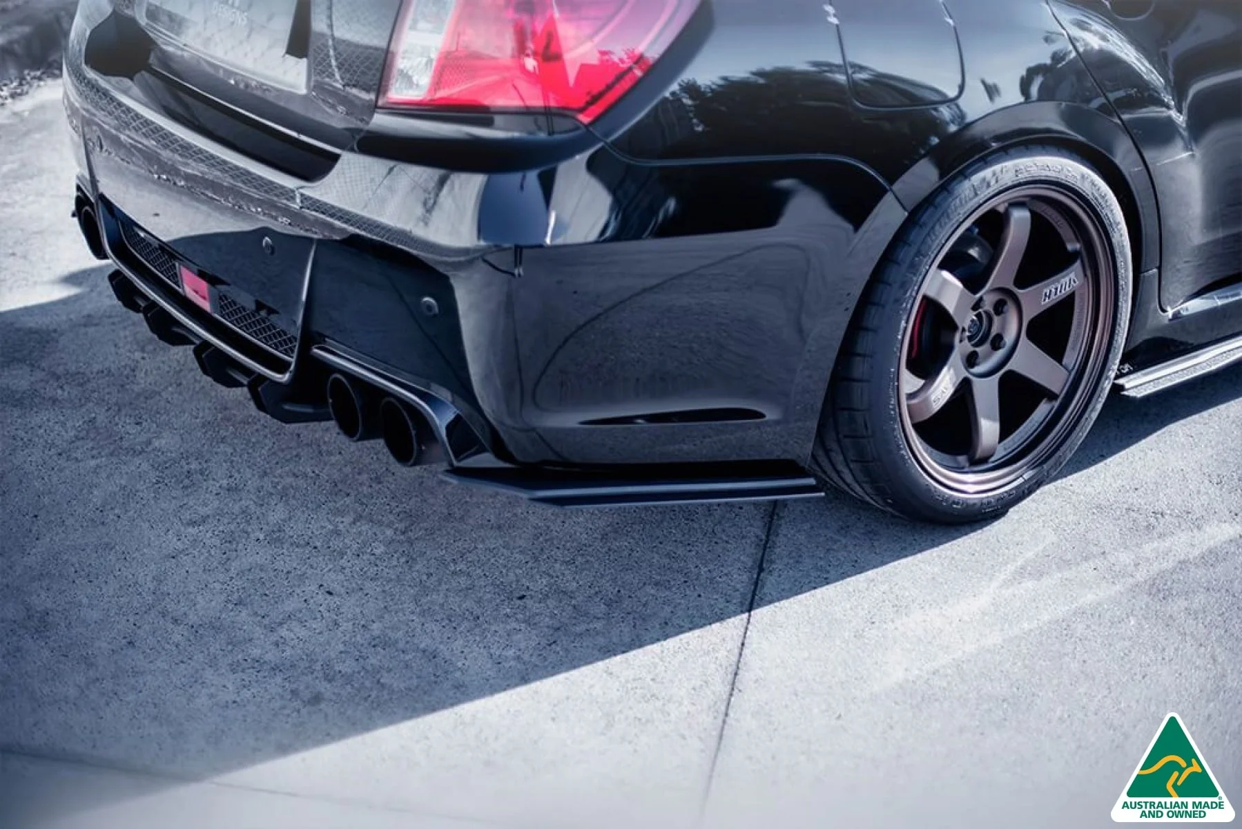 Flow Designs Flow-Lock Rear Diffuser for Subaru Impreza WRX & STI G3 Sedan FL - Image 14