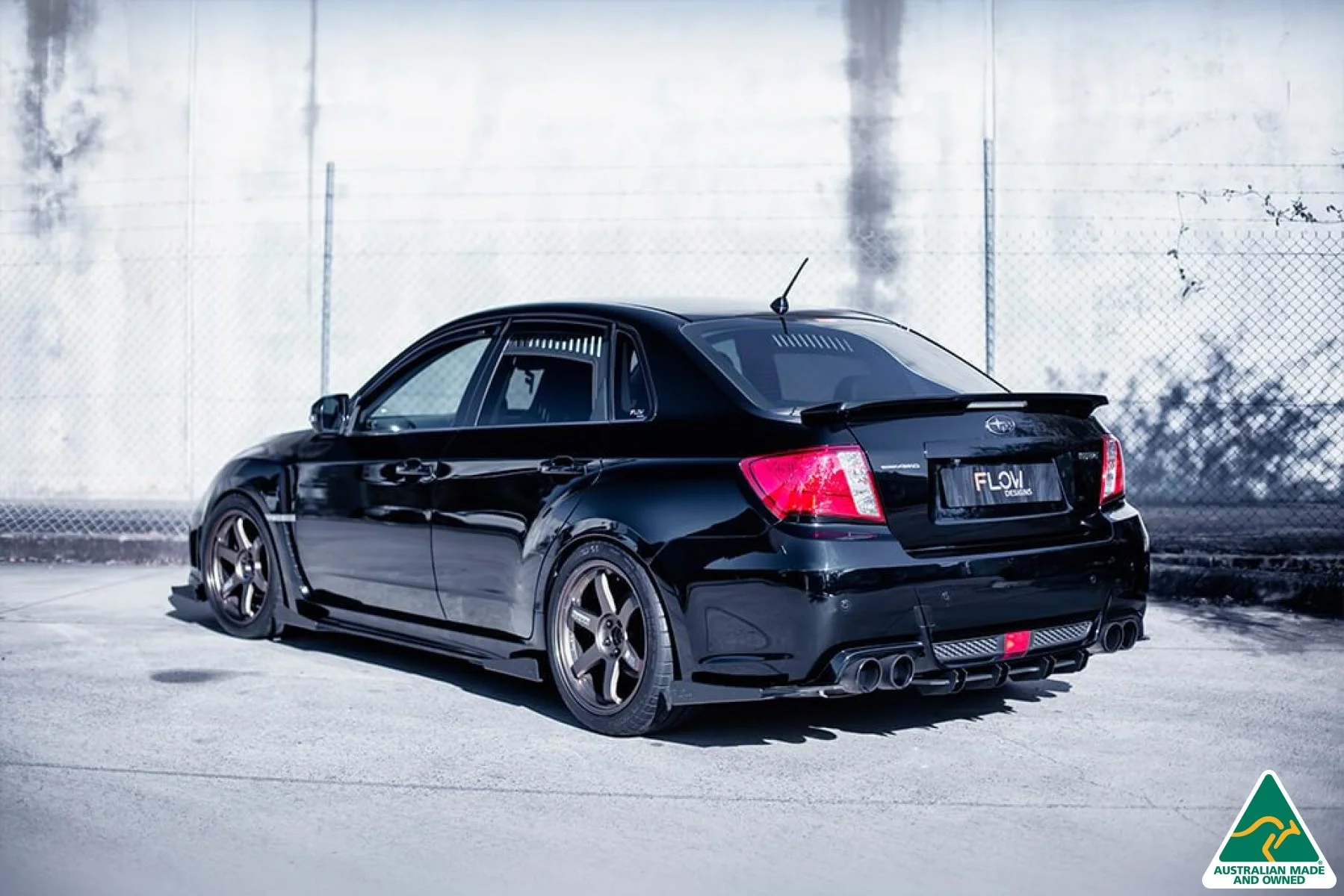 Flow Designs Flow-Lock Rear Diffuser for Subaru Impreza WRX & STI G3 Sedan FL - Image 16