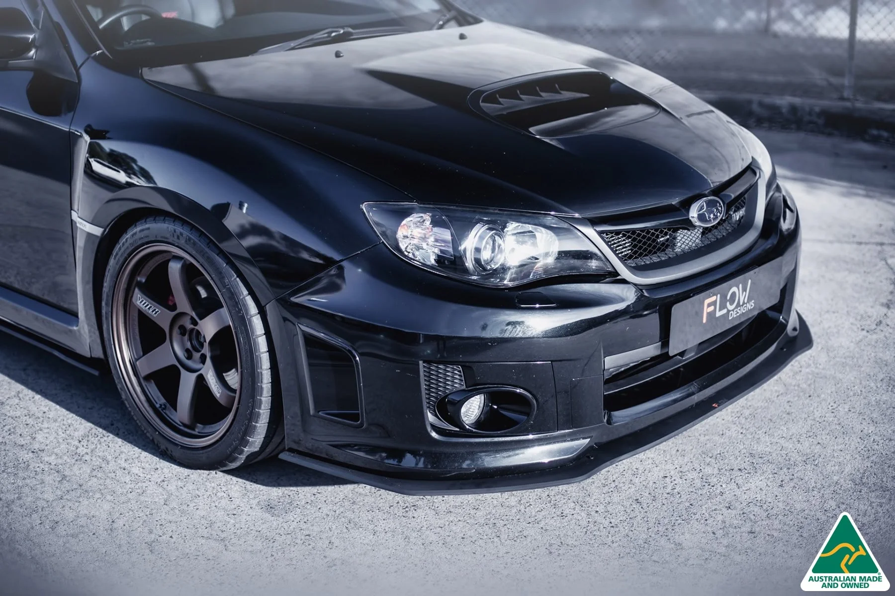 Flow Designs Front Lip Splitter for Subaru Impreza WRX & STI G3 Sedan FL - Image 4