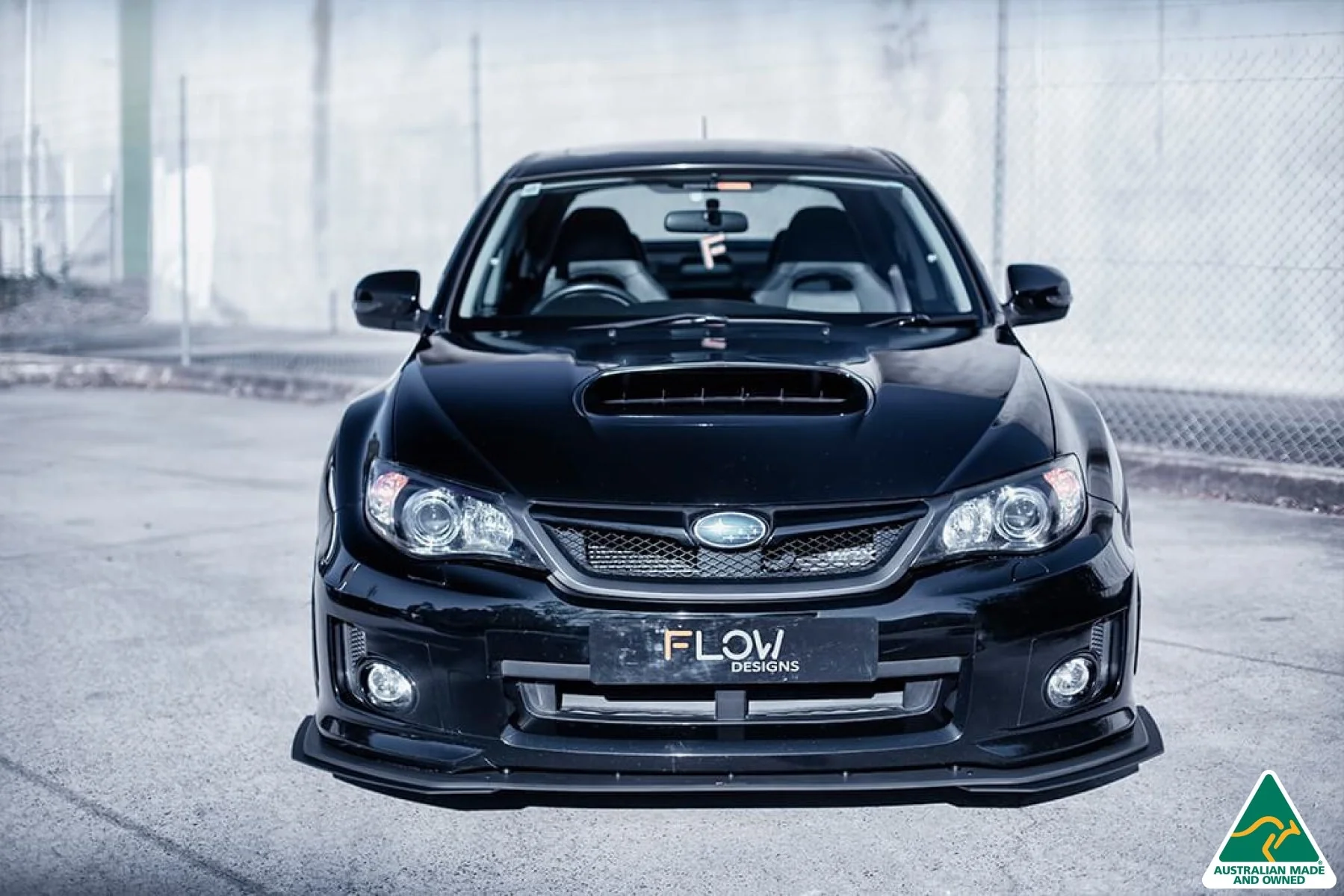 Flow Designs Front Lip Splitter Extensions for Subaru Impreza WRX & STI G3 Sedan FL [Pair] - Image 2