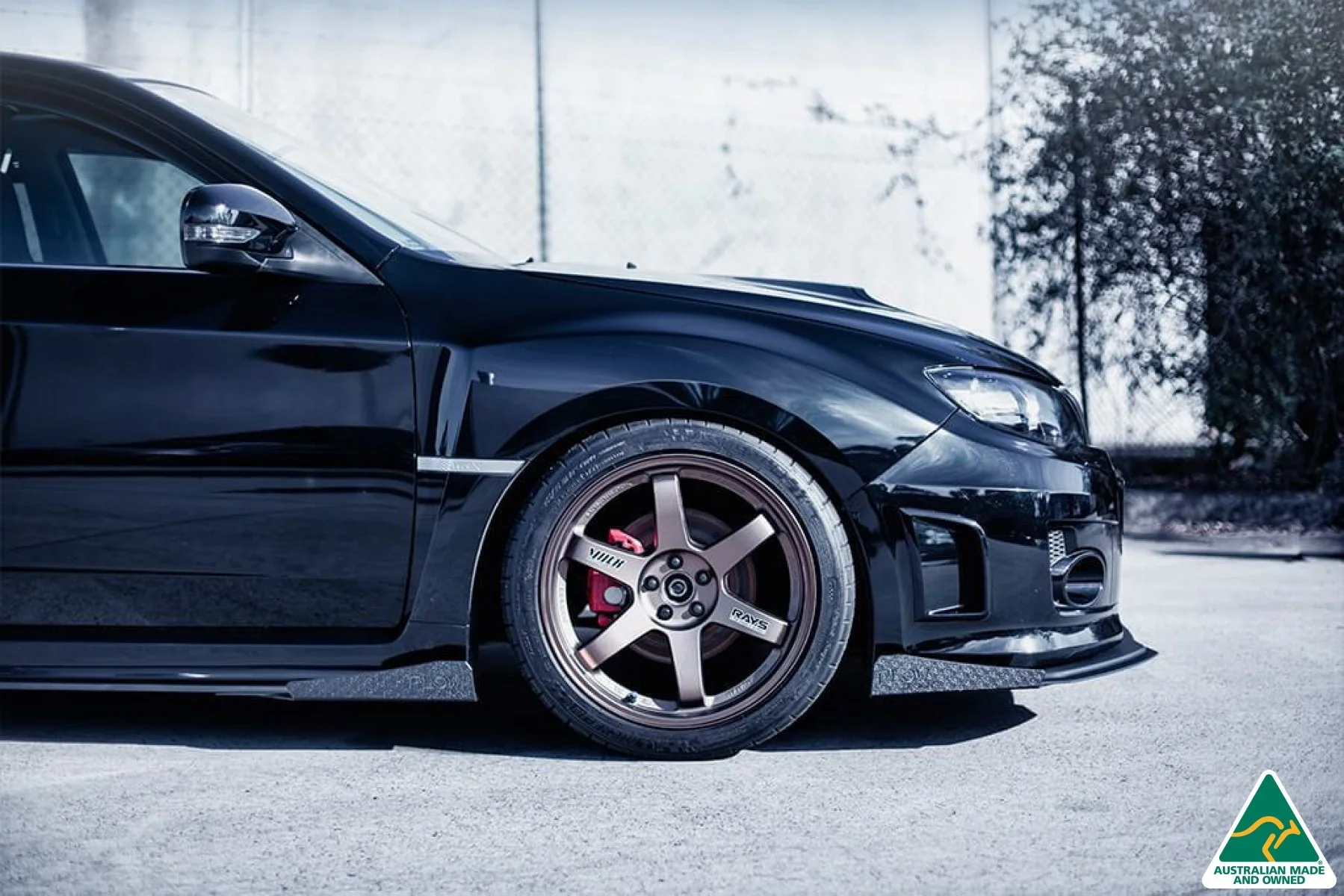 Flow Designs Front Lip Splitter Winglets for Subaru Impreza WRX & STI G3 Sedan FL [Pair] - Image 2