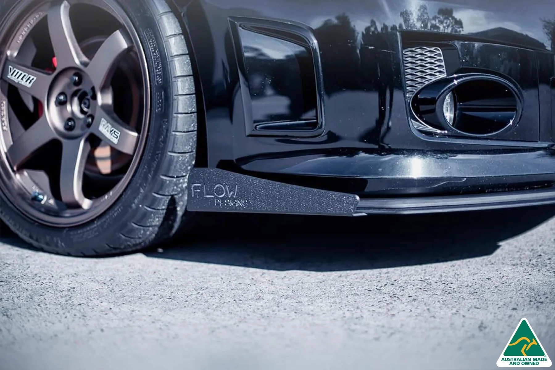 Flow Designs Front Lip Splitter Winglets for Subaru Impreza WRX & STI G3 Sedan FL [Pair] - Image 6