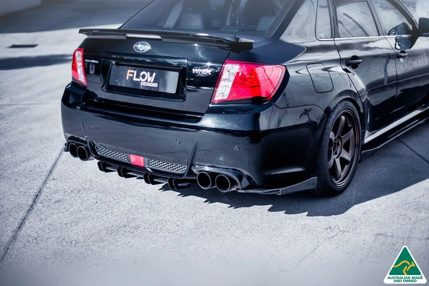Flow Designs Rear Spat Winglets for Subaru Impreza WRX & STI G3 Sedan FL [Pair] - Image 7