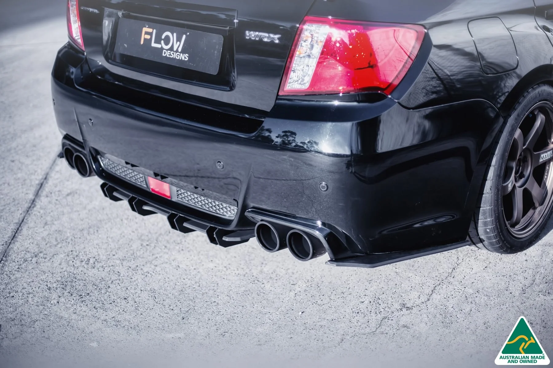 Flow Designs Rear Spats for Subaru Impreza WRX & STI G3 Sedan FL [Pair] - Image 2