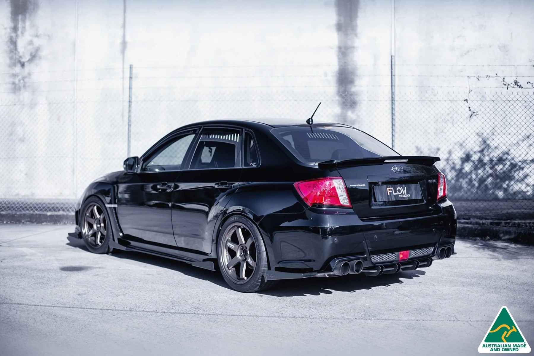 Flow Designs Rear Spats for Subaru Impreza WRX & STI G3 Sedan FL [Pair] - Image 8