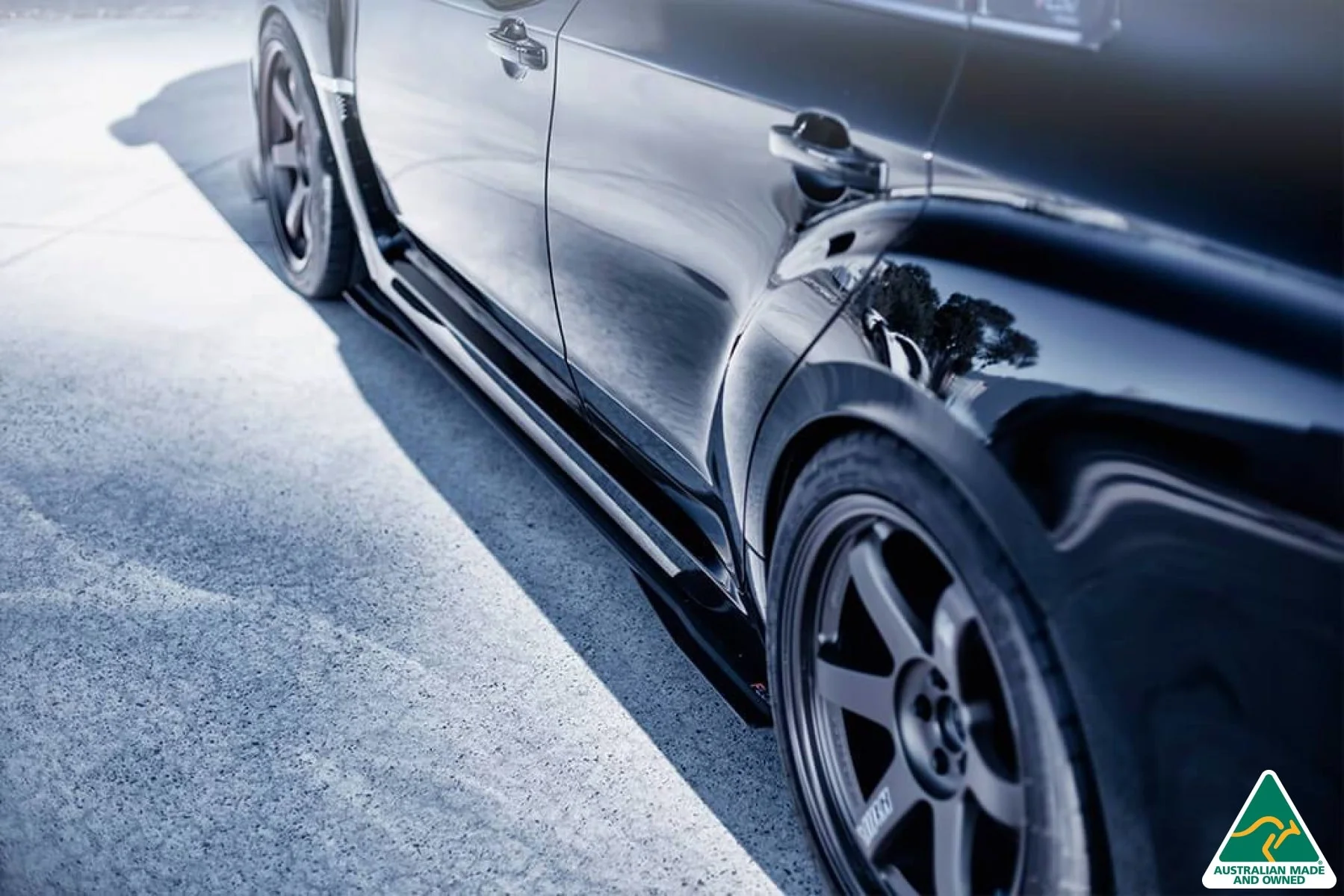 Flow Designs Side Skirt Splitter Extensions for Subaru Impreza WRX & STI G3 Sedan FL [2 Pairs] - Image 2