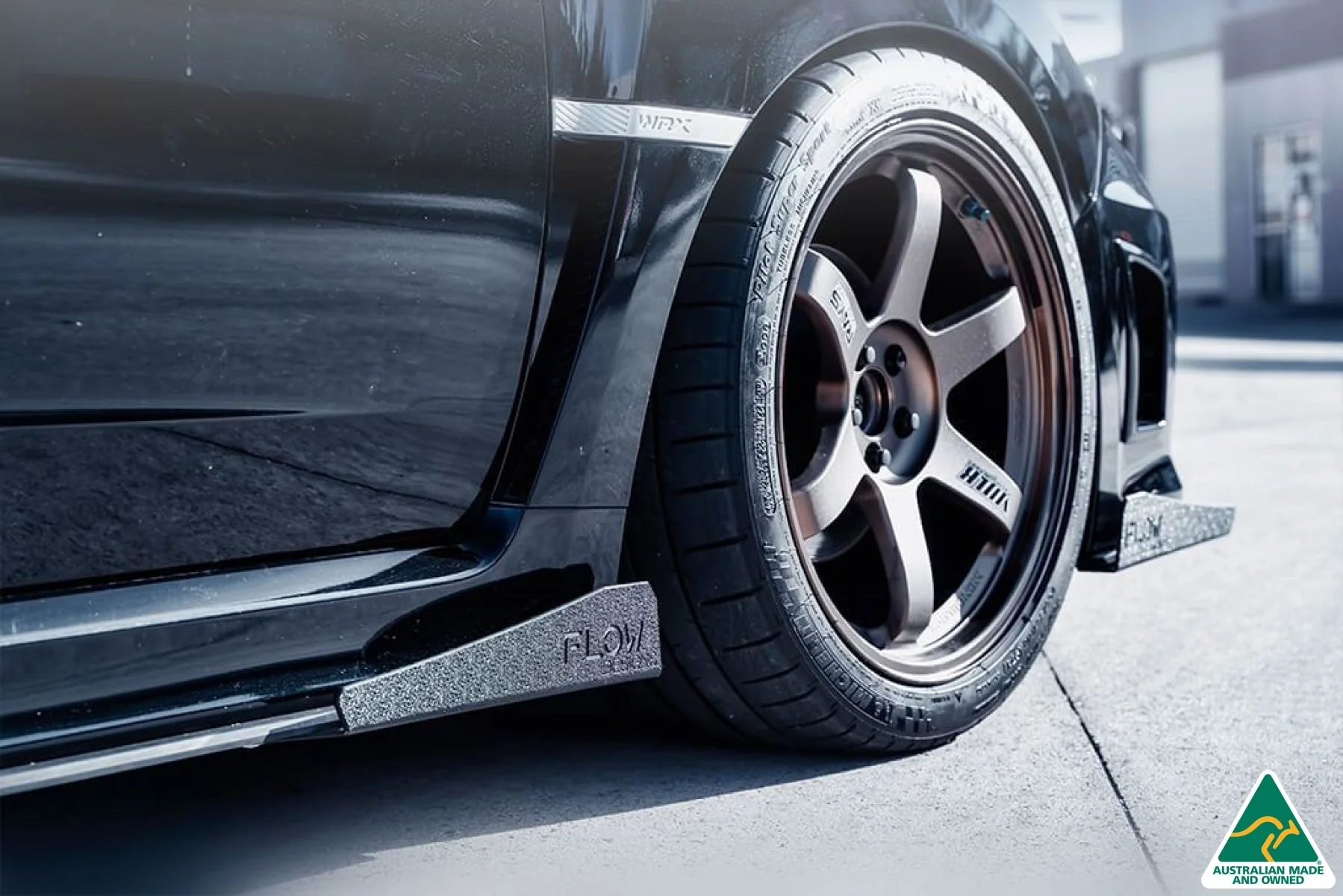 Flow Designs Side Skirt Splitter Wingets for Subaru Impreza WRX & STI G3 Sedan FL - Image 7