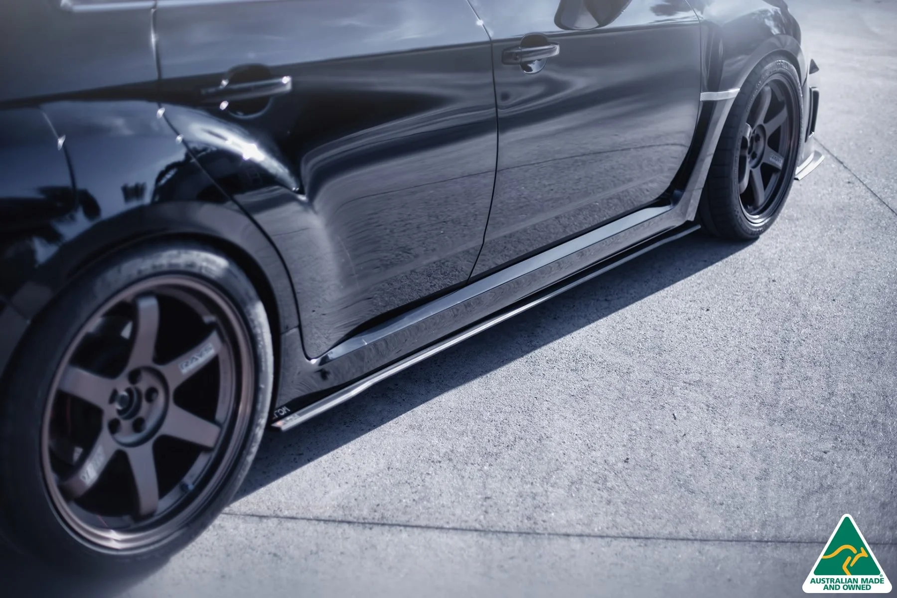 Flow Designs Side Skirt Splitters for Subaru Impreza WRX & STI G3 Sedan FL [Pair] - Image 2