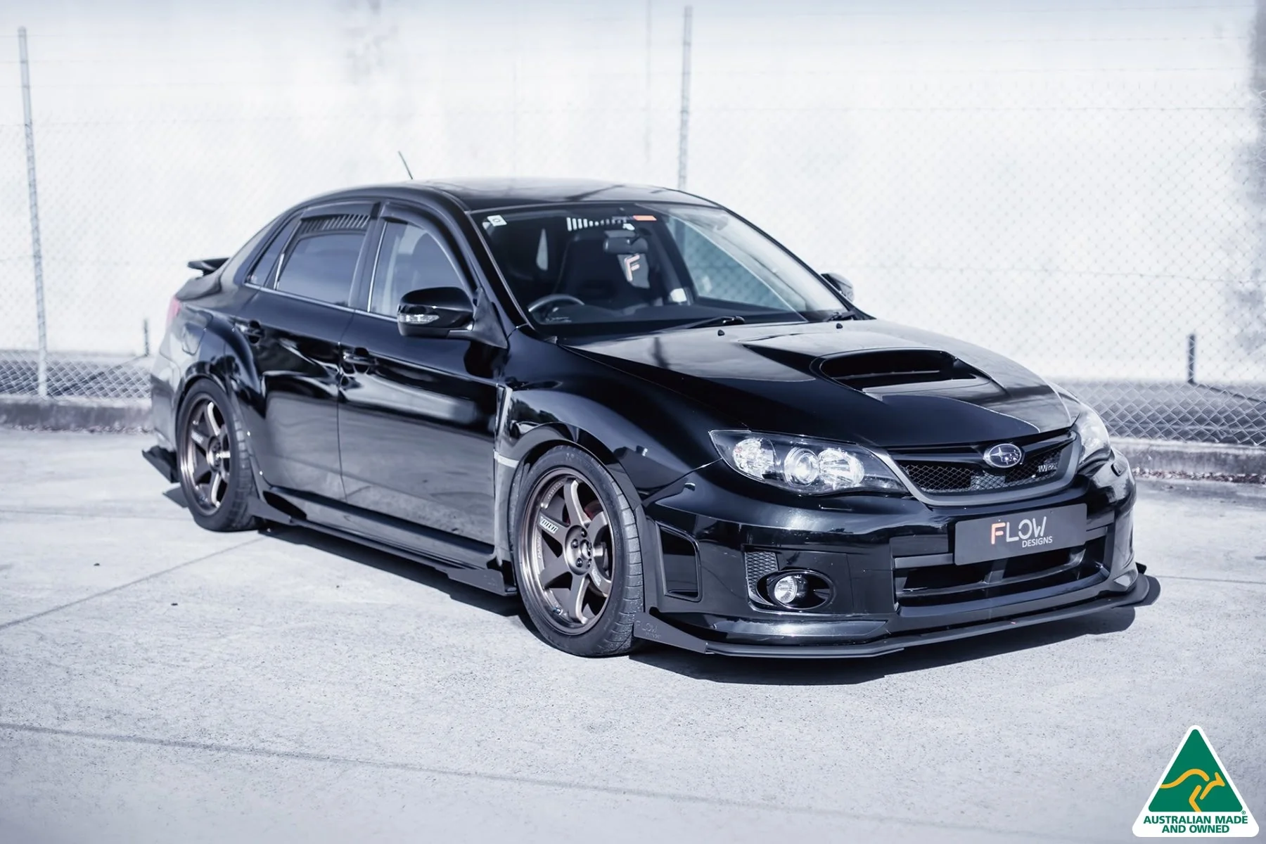 Flow Designs Side Skirt Splitters for Subaru Impreza WRX & STI G3 Sedan FL [Pair] - Image 8