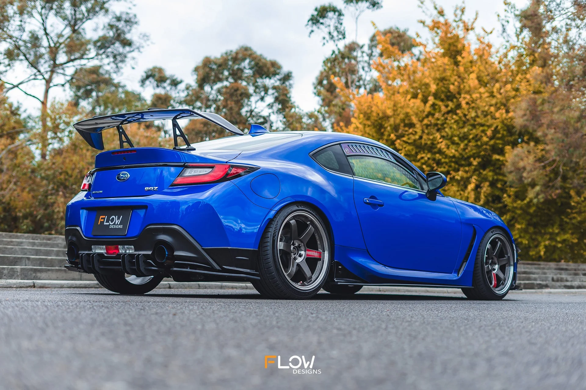 Flow Designs Flow-Lock Rear Diffuser for 2022+ Subaru BRZ ZD8 STi [GLOSS] - Image 13