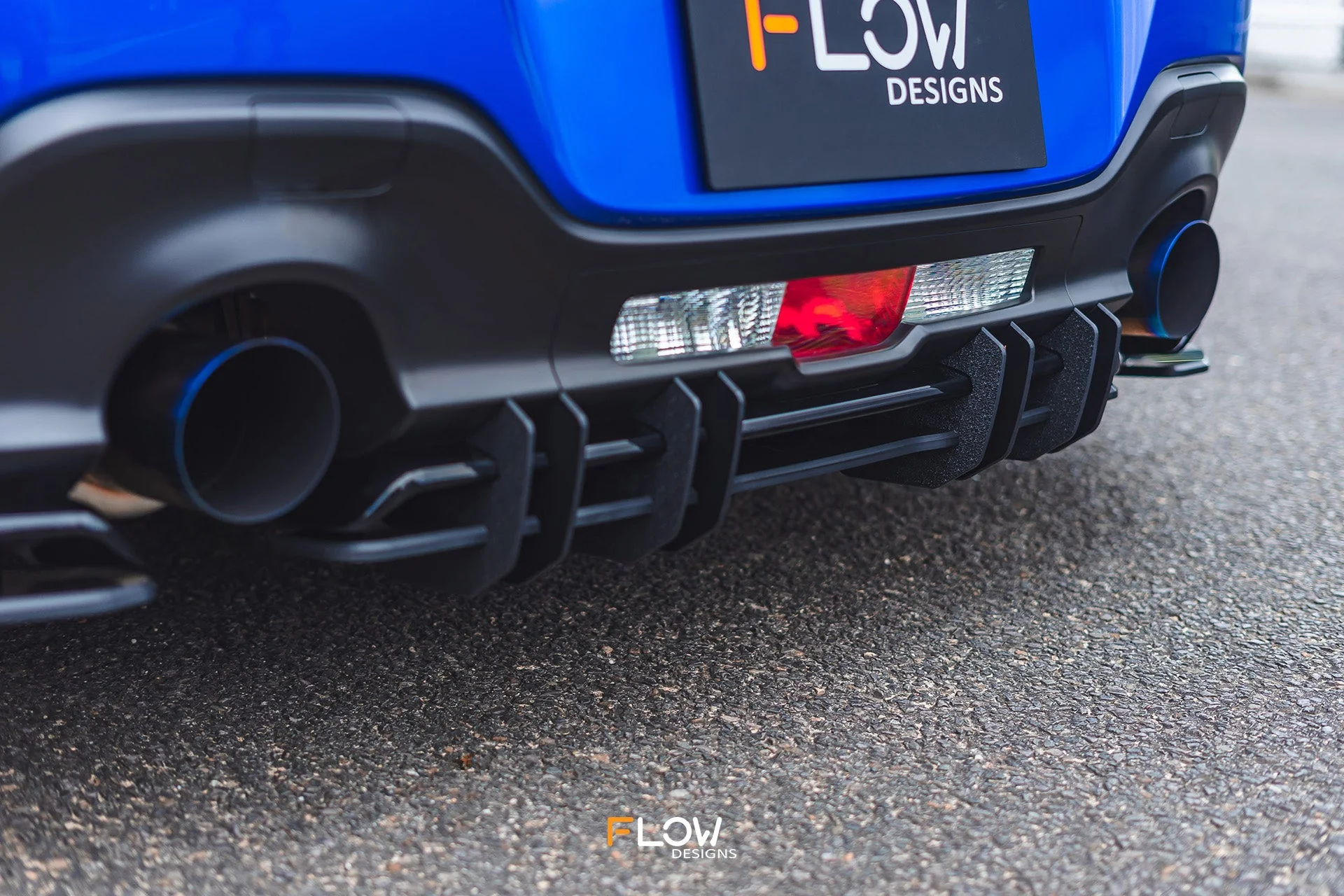 Flow Designs Flow-Lock Rear Diffuser for 2022+ Subaru BRZ ZD8 STi [GLOSS] - Image 4