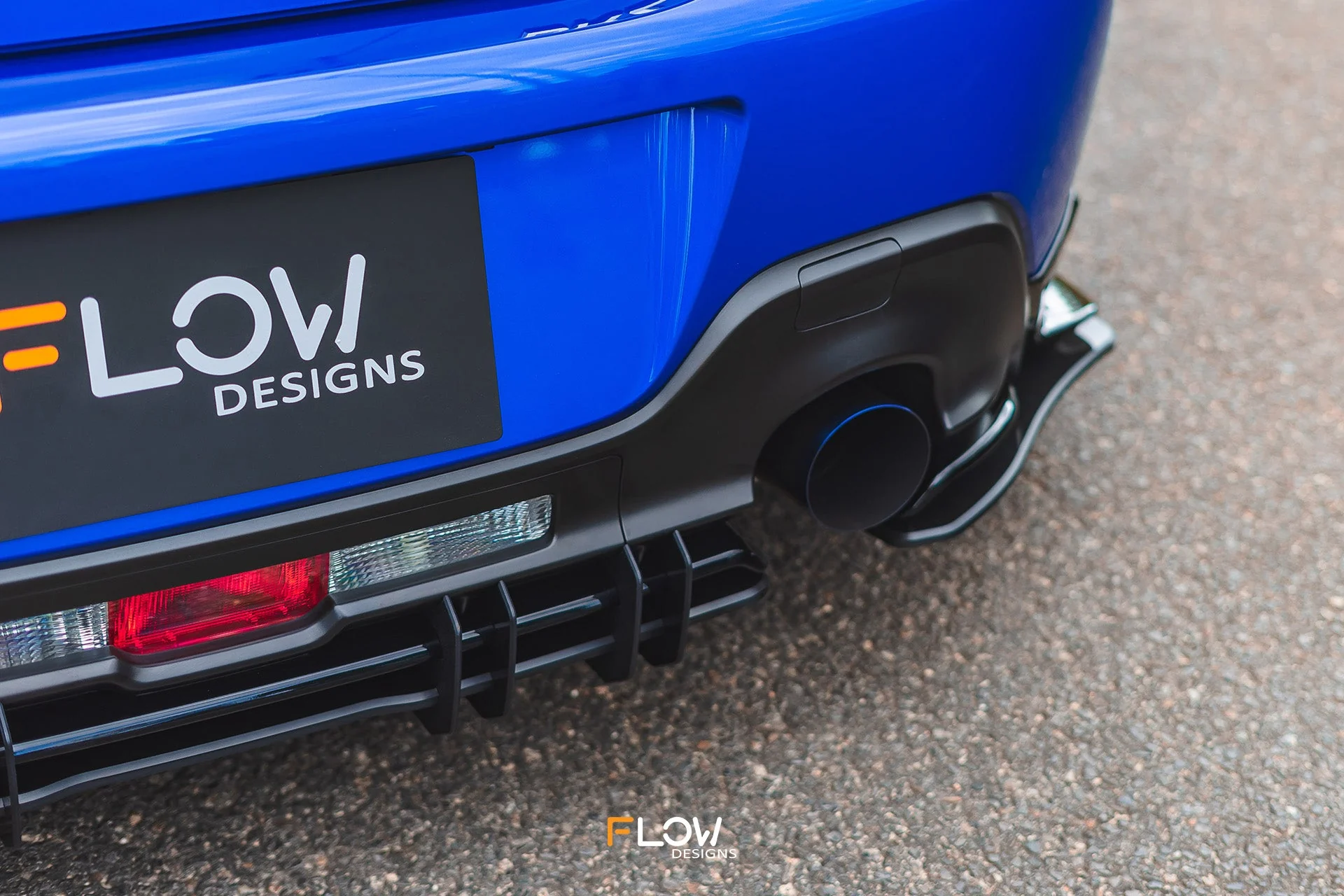 Flow Designs Flow-Lock Rear Diffuser for 2022+ Subaru BRZ ZD8 STi [GLOSS] - Image 5