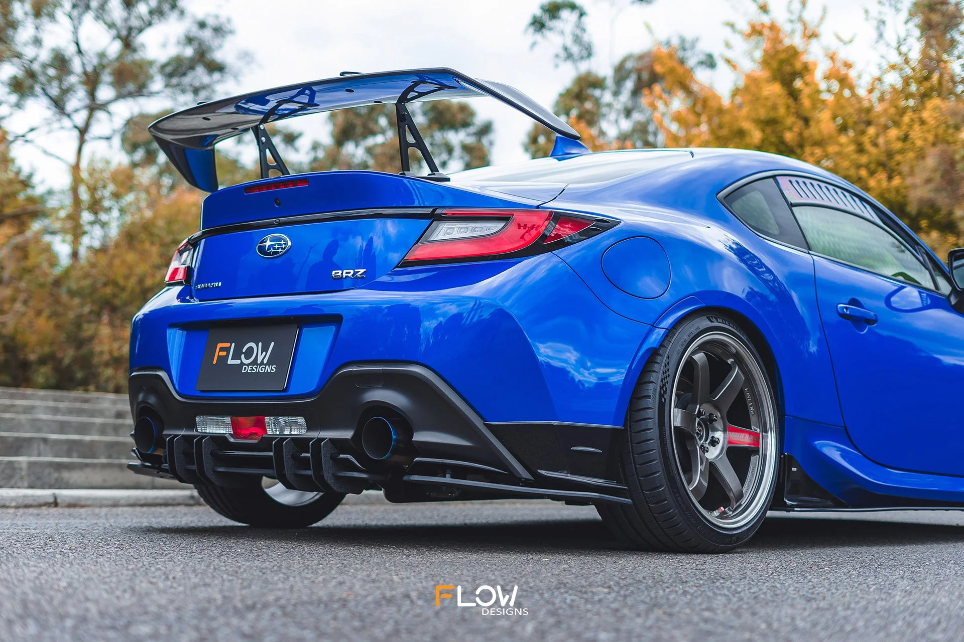 Flow Designs Flow-Lock Rear Diffuser for 2022+ Subaru BRZ ZD8 STi [GLOSS] - Image 8