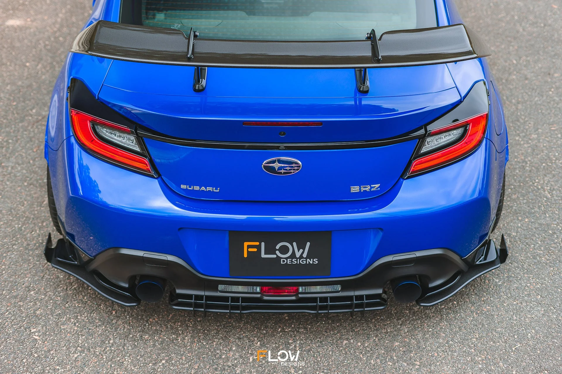 Flow Designs Flow-Lock Rear Diffuser for 2022+ Subaru BRZ ZD8 STi [TEXTURED] - Image 10