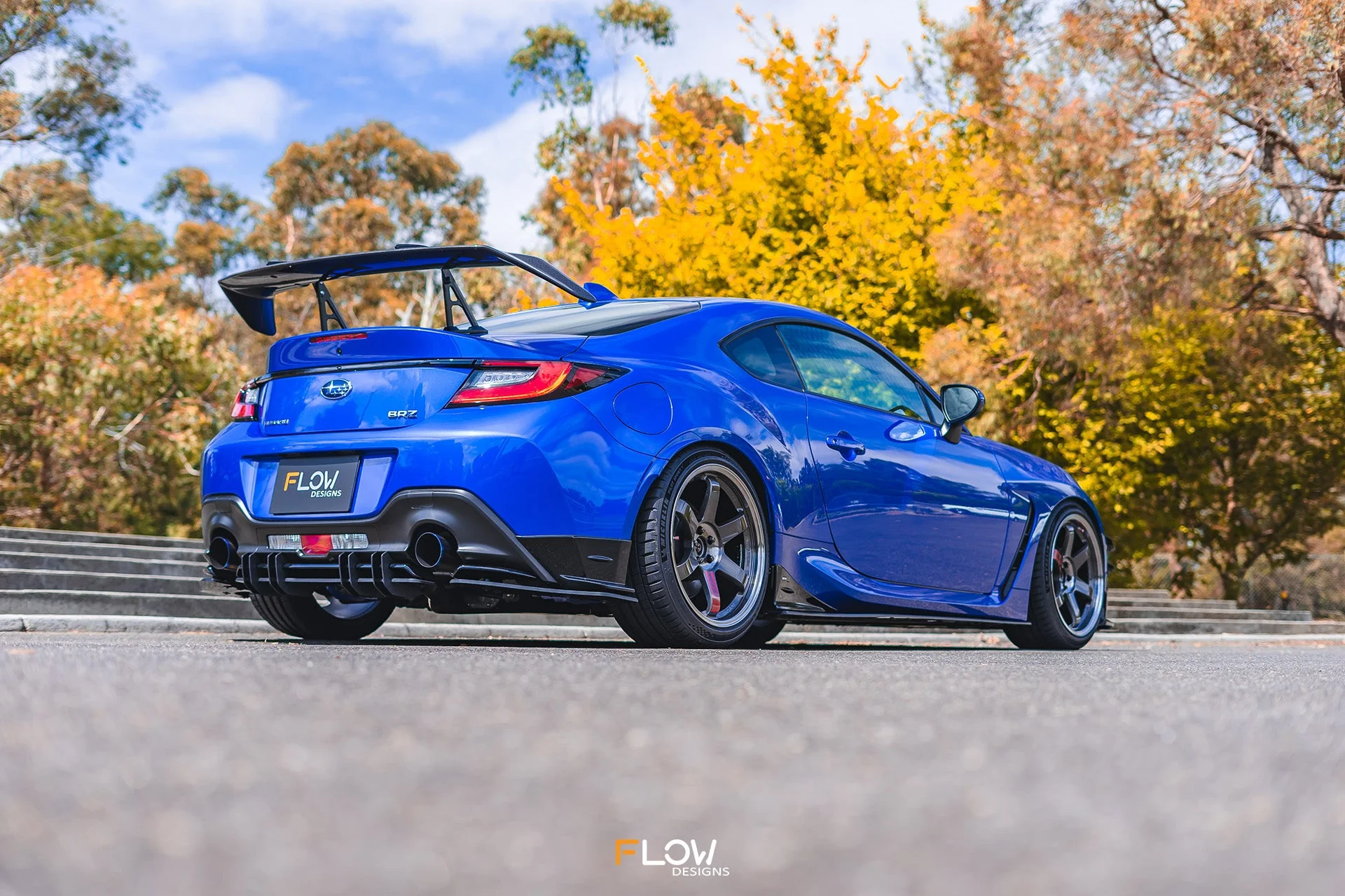 Flow Designs Flow-Lock Rear Diffuser for 2022+ Subaru BRZ ZD8 STi [TEXTURED] - Image 14