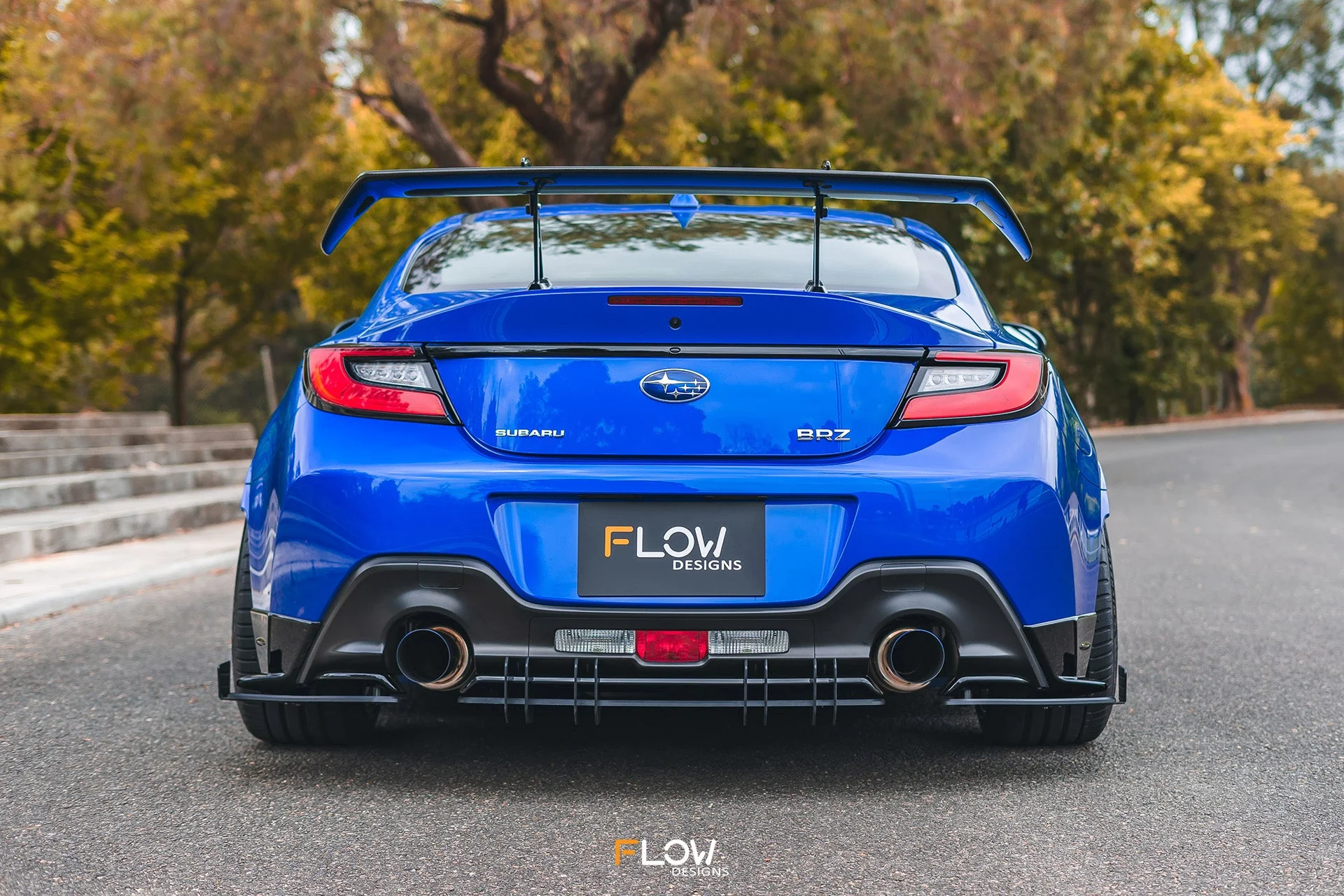Flow Designs Flow-Lock Rear Diffuser for 2022+ Subaru BRZ ZD8 STi [TEXTURED] - Image 6