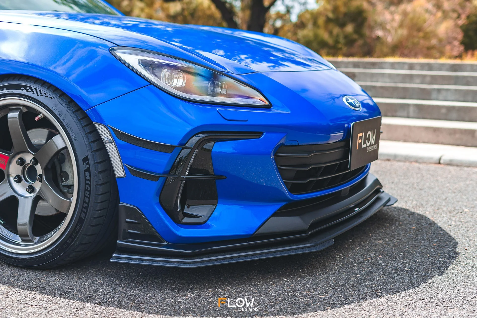 Flow Designs Front Lip Splitter Extensions for 2022+ Subaru BRZ ZD8 STi [Pair] - Image 6