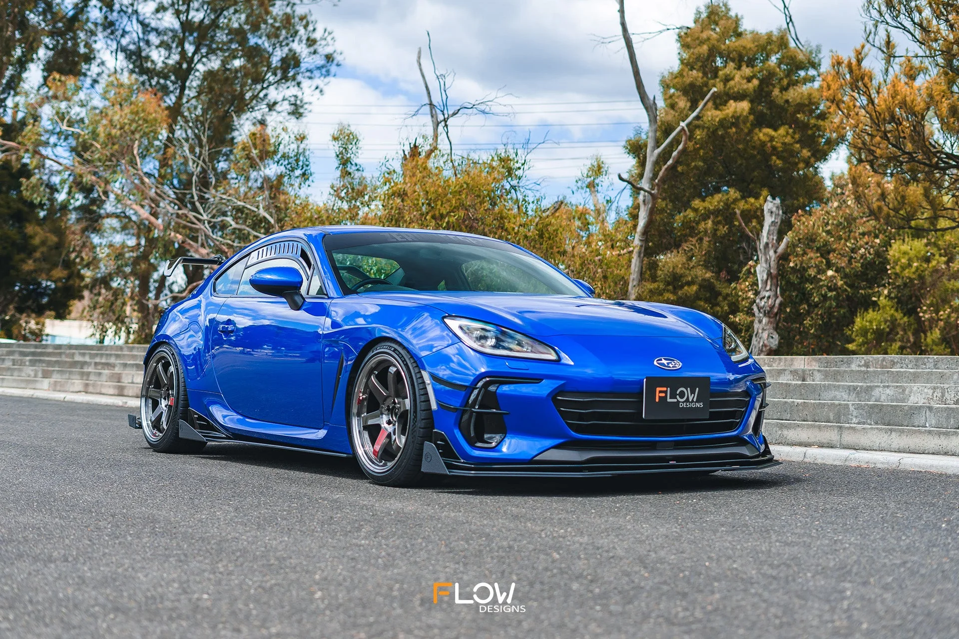 Flow Designs Front Lip Splitter for 2022+ Subaru BRZ ZD8 STi [Gloss] - Image 10