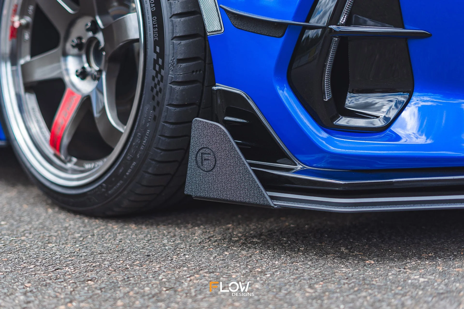 Flow Designs Front Lip Splitter Winglets for 2022+ Subaru BRZ ZD8 STi [Pair] - Image 4