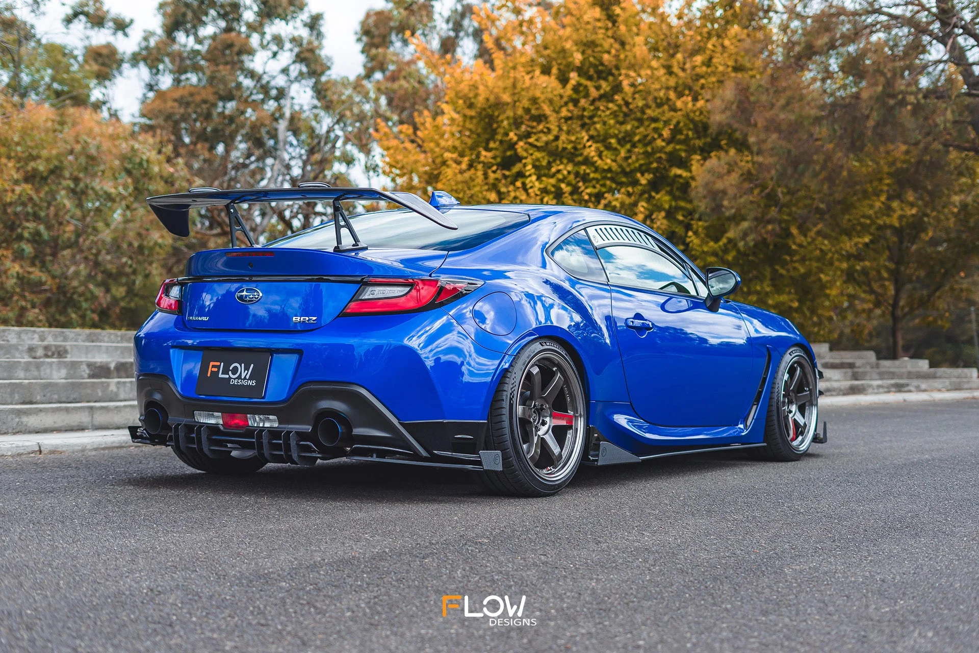 Flow Designs Rear Spats for 2022+ Subaru BRZ ZD8 STi - GLOSS [pair] - Image 6