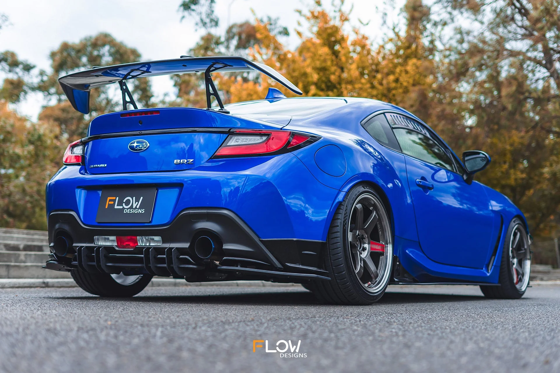 Flow Designs Rear Spats for 2022+ Subaru BRZ ZD8 STi - GLOSS [pair] - Image 8