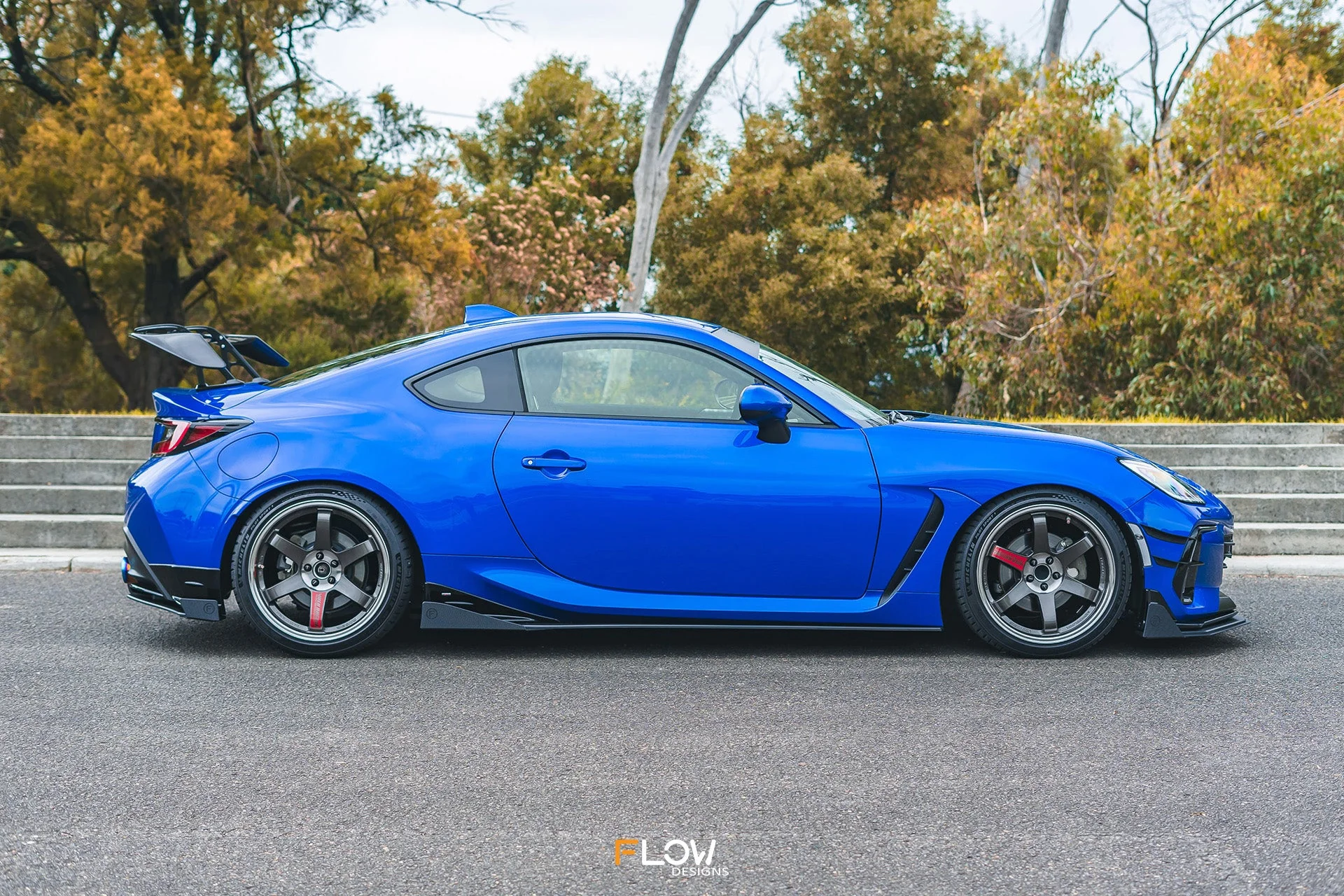 Flow Designs Side Skirt Splitter Winglets for 2022+ Subaru BRZ ZD8 STi [Pair] - Image 6
