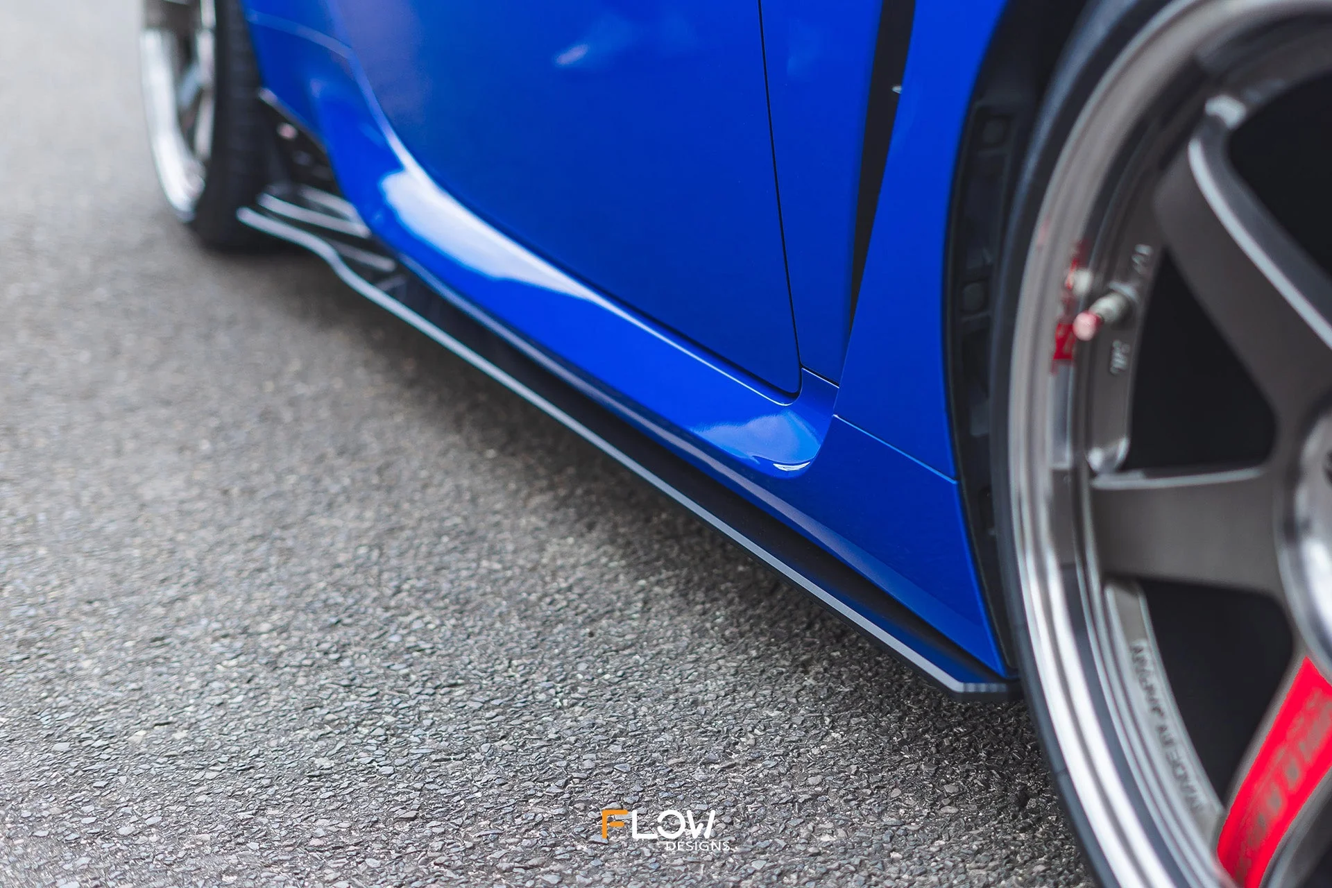 Flow Designs Side Skirt Splitters for 2022+ Subaru BRZ ZD8 STi - Gloss [Pair] - Image 12