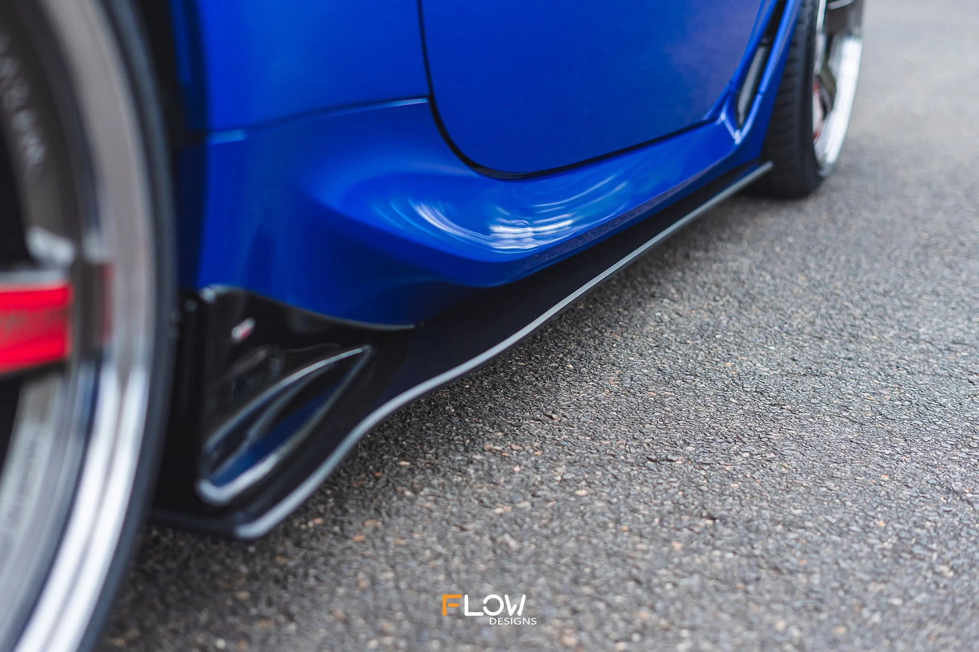 Flow Designs Side Skirt Splitters for 2022+ Subaru BRZ ZD8 STi - Gloss [Pair] - Image 4