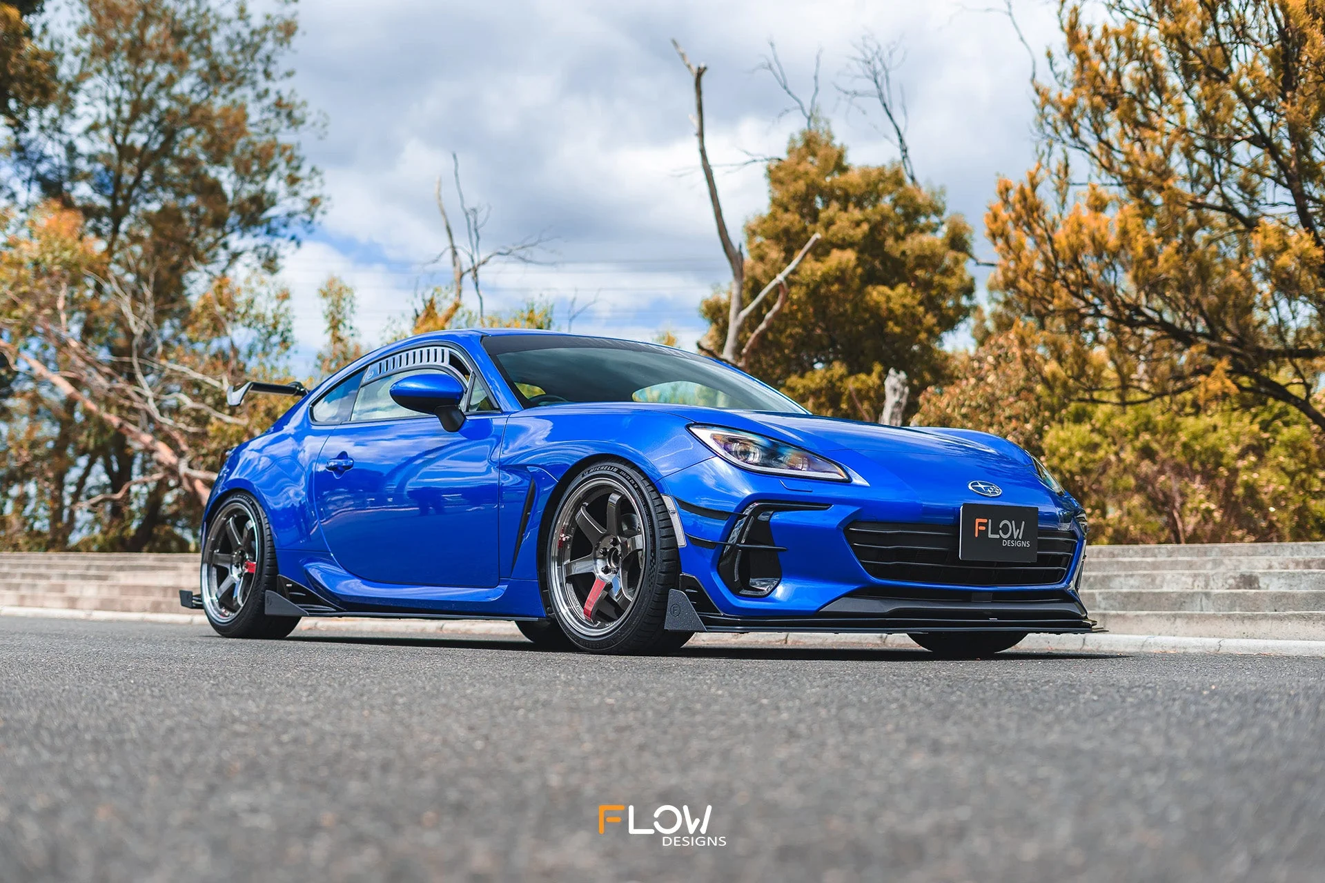 Flow Designs Side Skirt Splitters for 2022+ Subaru BRZ ZD8 STi - Gloss [Pair] - Image 8