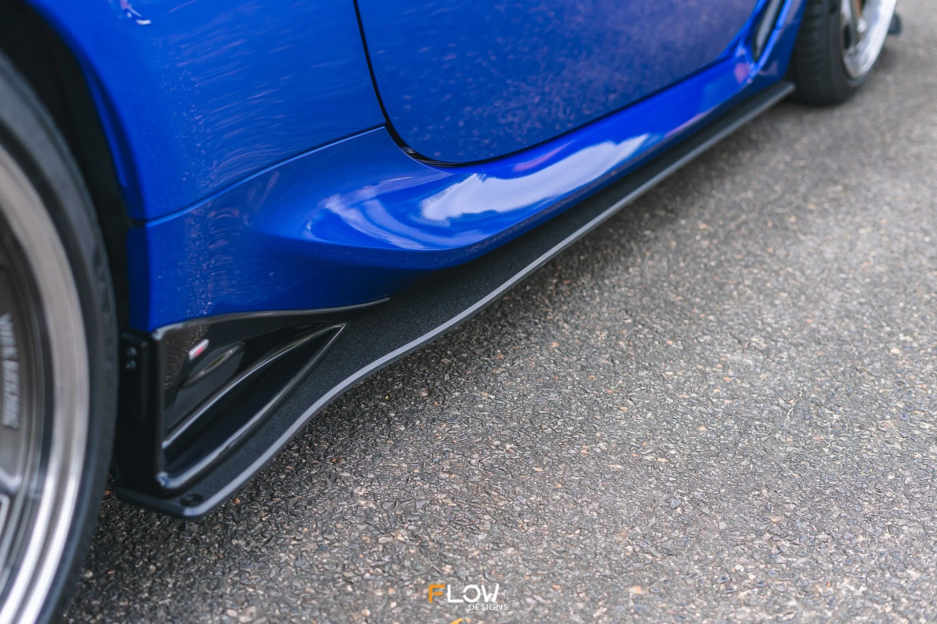 Flow Designs Side Skirt Splitters for 2022+ Subaru BRZ ZD8 STi - Textured [Pair] - Image 12